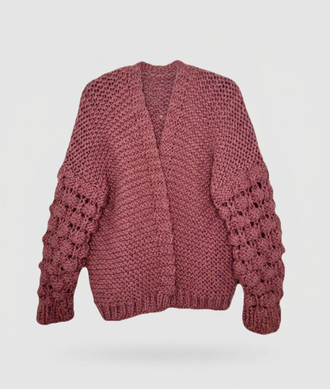 Pink cardigan