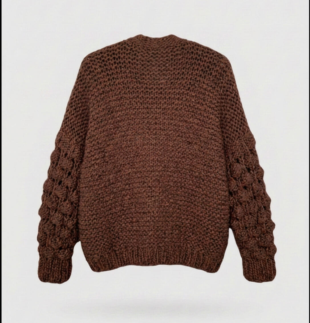 Chocolate brown cardigan